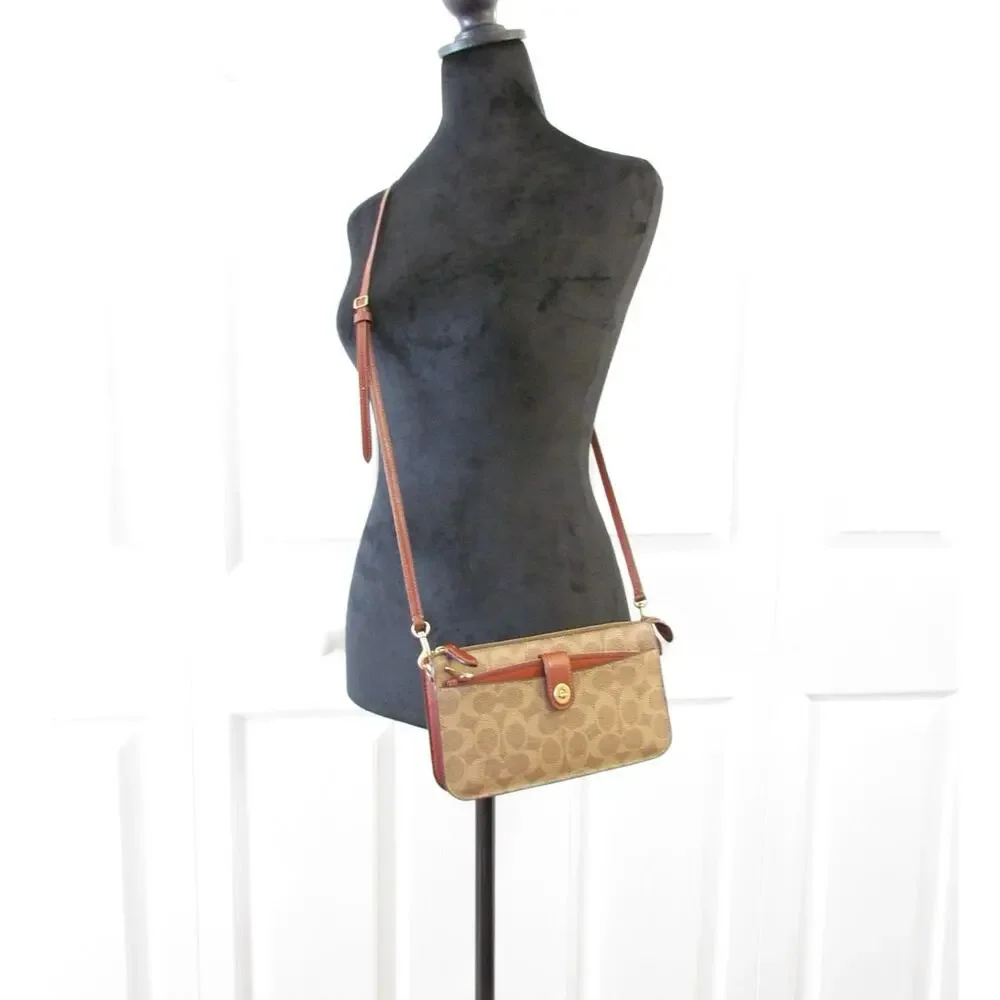 Coach Noa Pop Up Messenger In Signature Canvas